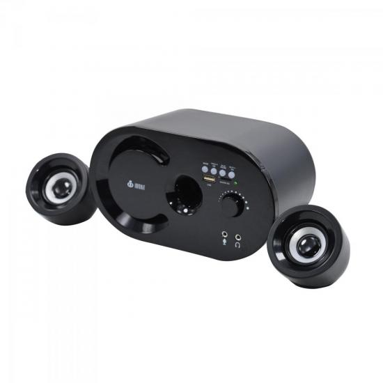 Caixa Multimídia 2.1 16W RMS com Bluetooth VC-G300BT Preta INFOKIT por 0,00 à vista no boleto/pix ou parcele em até 1x sem juros. Compre na loja Mundomax!
