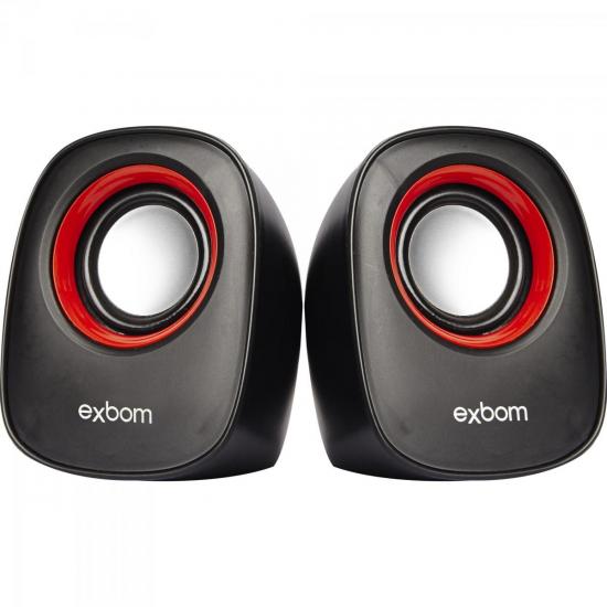 Caixa Multimídia 2.0 5W RMS CS-89 Preta/Vermelha EXBOM por 0,00 à vista no boleto/pix ou parcele em até 1x sem juros. Compre na loja Mundomax!