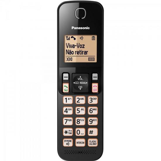 Telefone sem Fio com ID KX-TGC350LBB Preto Panasonic por 329,99 à vista no boleto/pix ou parcele em até 10x sem juros. Compre na loja Mundomax!