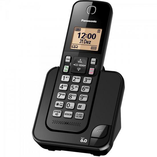 Telefone sem Fio com ID KX-TGC350LBB Preto Panasonic por 329,99 à vista no boleto/pix ou parcele em até 10x sem juros. Compre na loja Mundomax!