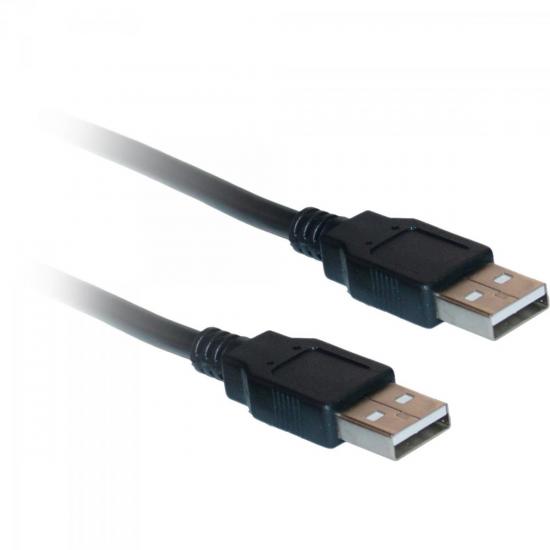 Cabo USB 2.0 A Macho x USB 2.0 A Macho 5m Preto Storm (61512)