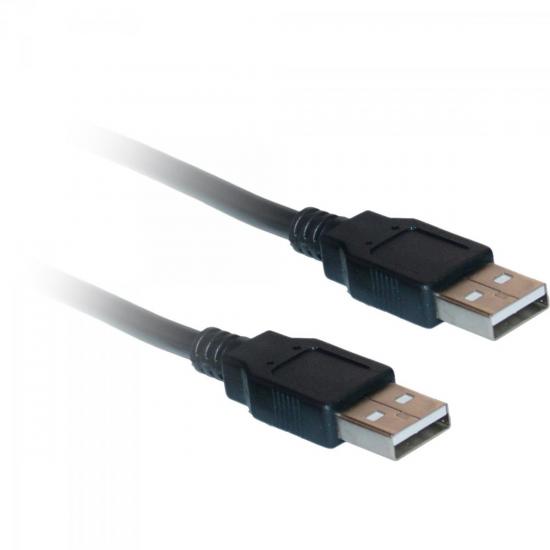 Cabo USB 2.0 A Macho x USB 2.0 A Macho 3m Preto Storm (61513)