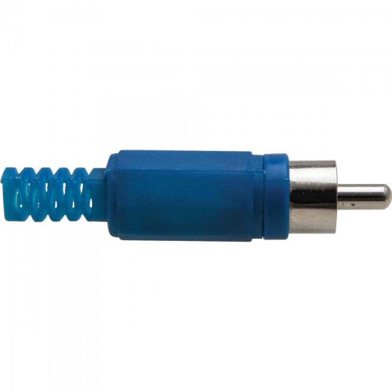 Plug RCA Com Proteção PGRC0008 Azul Storm por 15,00 à vista no boleto/pix ou parcele em até 1x sem juros. Compre na loja Mundomax!