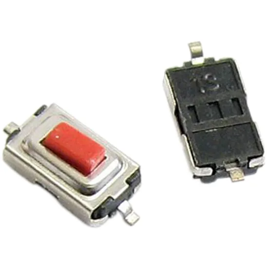 Chave Tactil Switch 3,5x6x25mm 2 Terminais CHVS0017 Vermelha STORM (embalagem c/ 25 uni.) (61581)