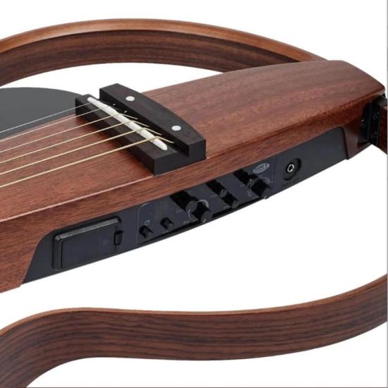 Violão Yamaha SLG200S Elétrico Silent Natural por 5.799,00 à vista no boleto/pix ou parcele em até 12x sem juros. Compre na loja Mundomax!