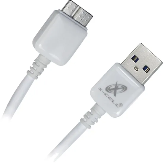Cabo USB Para Samsung Galaxy 1,2m XC-CD-S5 Branco X-CELL (61624)