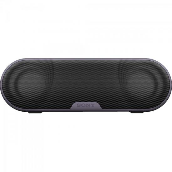Caixa Multimídia 20W Wireless Bluetooth/NFC SRS-XB2/B Preta SONY por 0,00 à vista no boleto/pix ou parcele em até 1x sem juros. Compre na loja Mundomax!