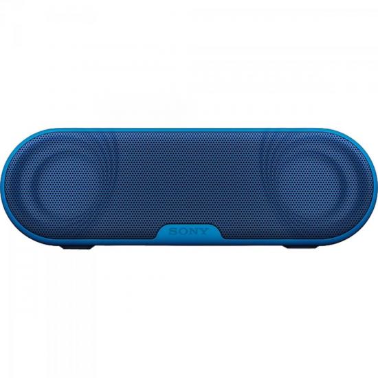 Caixa Multimídia 20W Wireless Bluetooth/NFC SRS-XB2/B Azul SONY por 0,00 à vista no boleto/pix ou parcele em até 1x sem juros. Compre na loja Mundomax!