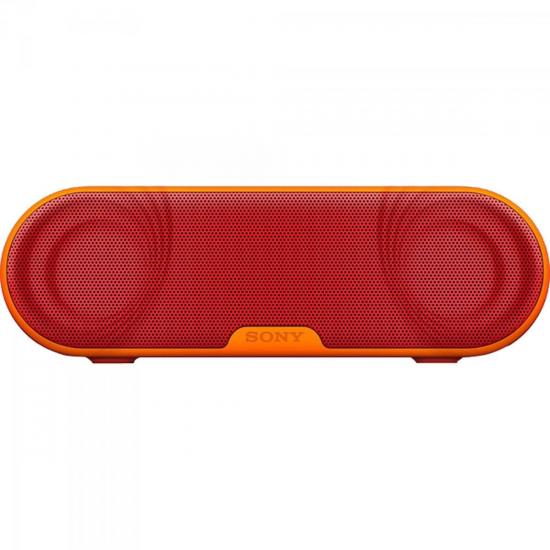 Caixa Multimídia 20W Wireless Bluetooth/NFC SRS-XB2/B Vermelha SONY por 0,00 à vista no boleto/pix ou parcele em até 1x sem juros. Compre na loja Mundomax!
