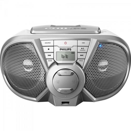 Rádio Portátil CD/USB/FM/Bluetooth PX3125STX/78 Prata PHILIPS por 0,00 à vista no boleto/pix ou parcele em até 1x sem juros. Compre na loja Mundomax!