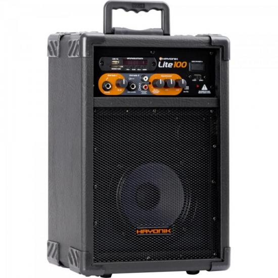 Caixa Multiuso LITE 100 Preto HAYONIK por 0,00 à vista no boleto/pix ou parcele em até 1x sem juros. Compre na loja Mundomax!