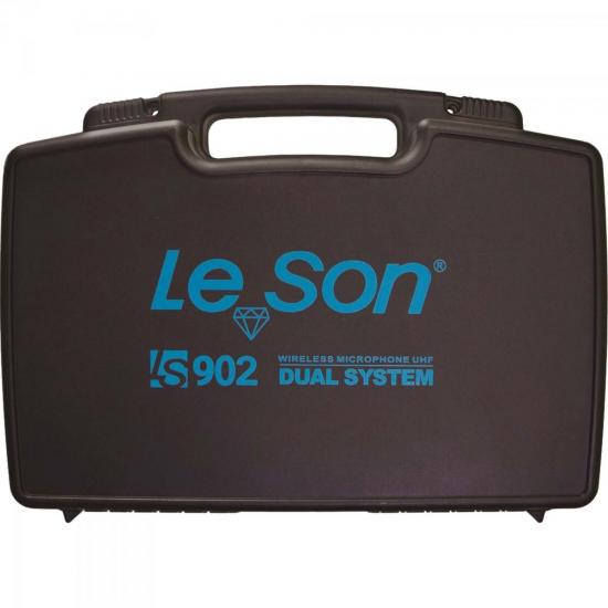 Microfone Duplo sem Fio LS902-UHF-HT/HT Preto LESON por 753,90 à vista no boleto/pix ou parcele em até 10x sem juros. Compre na loja Mundomax!