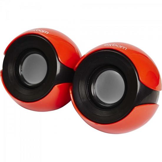 Caixa Multimídia 2.0 5W RMS CS-69 Vermelha/Preta EXBOM por 0,00 à vista no boleto/pix ou parcele em até 1x sem juros. Compre na loja Mundomax!