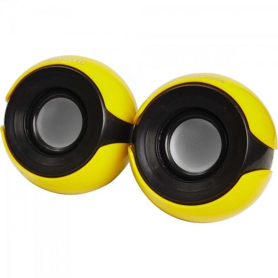 Caixa Multimídia 2.0 5W RMS CS-69 Amarela/Preta EXBOM por 0,00 à vista no boleto/pix ou parcele em até 1x sem juros. Compre na loja Mundomax!