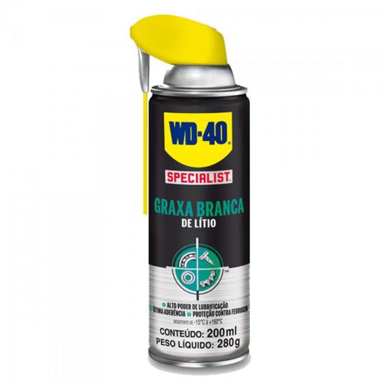 Lubrificante Graxa Branca de Lítio 400ml SPECIALIST WD40 por 0,00 à vista no boleto/pix ou parcele em até 1x sem juros. Compre na loja Mundomax!