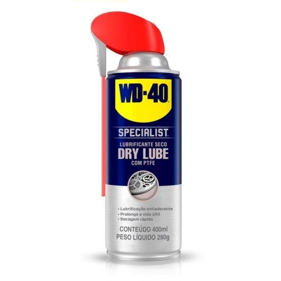 Lubrificante Seco 400ml WD40 Dry Lube - Caixa Fechada por 678,00 à vista no boleto/pix ou parcele em até 10x sem juros. Compre na loja Mundomax!