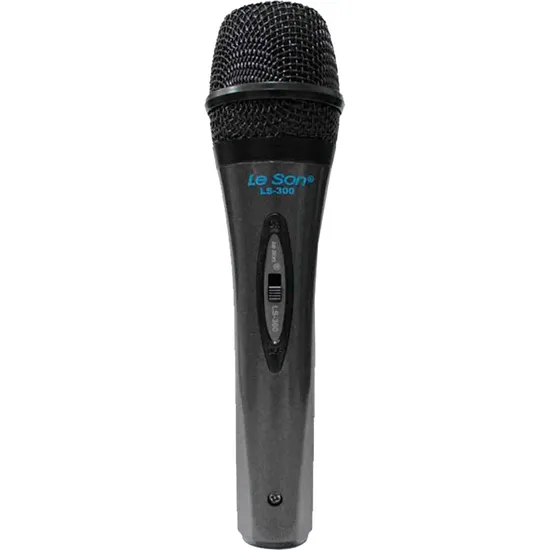 Microfone de Mão Dinâmico LS300 Preto LESON (61702)