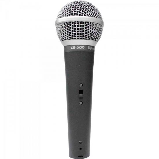 Microfone de Mão Dinâmico LS58 Cinza Chumbo LESON (61703)