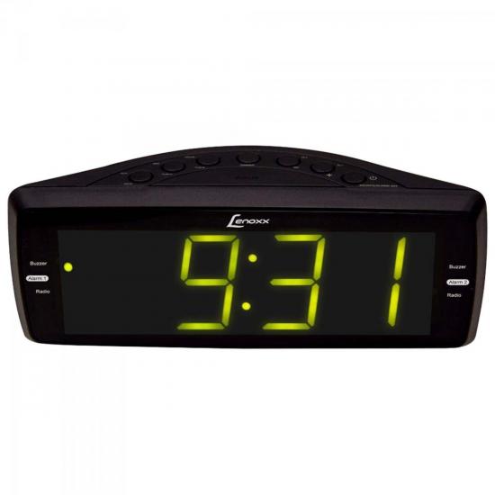 Rádio Relógio AM/FM Bivolt RR-736 Preto LENOXX por 0,00 à vista no boleto/pix ou parcele em até 1x sem juros. Compre na loja Mundomax!