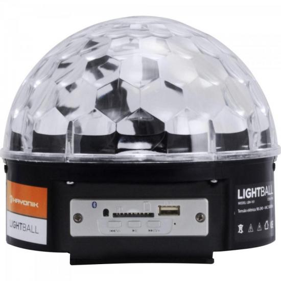 Meia Bola 6 LEDs com SD/USB/Bluetooth LIGHTBALL LBH-101 HAYONIK (61766)