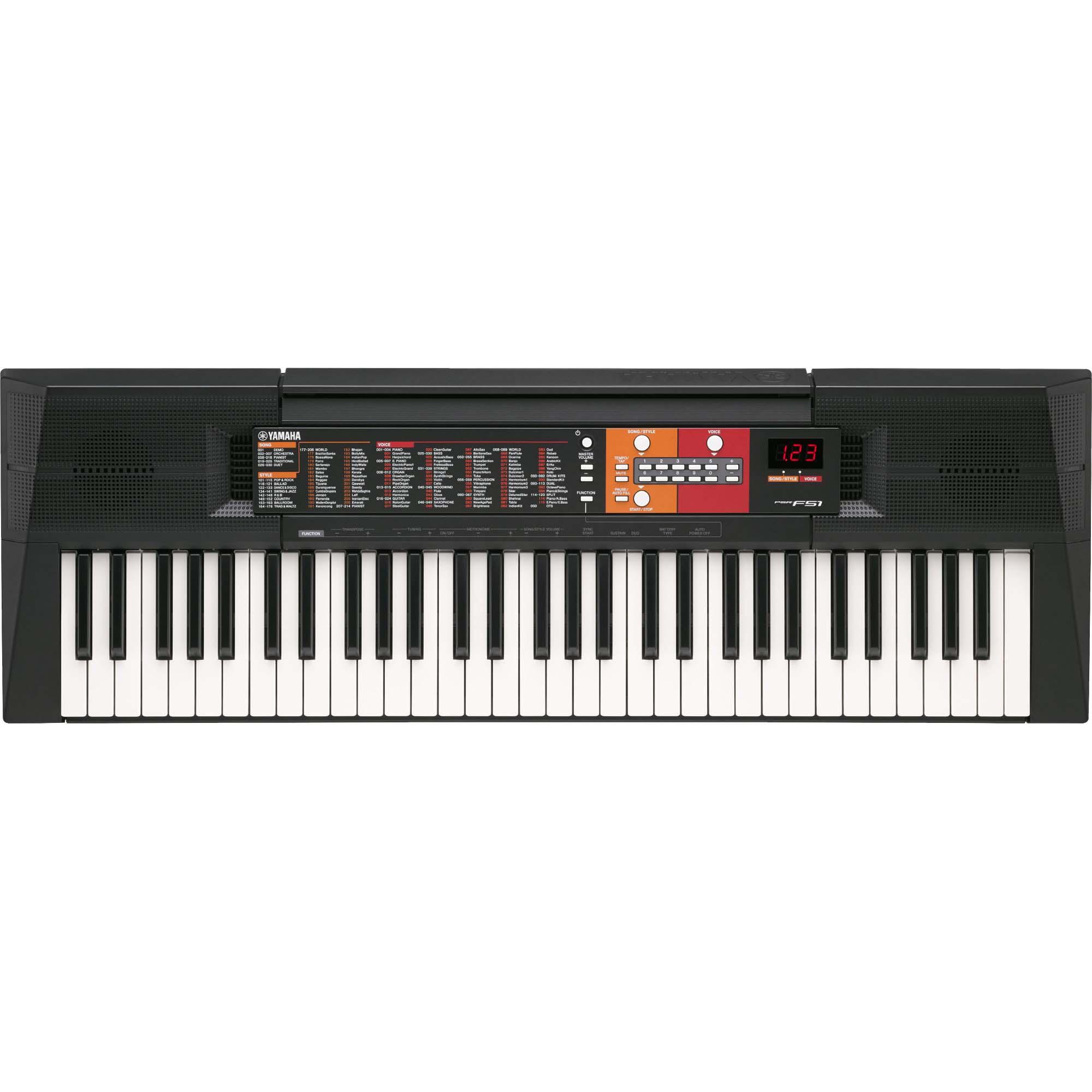 Kit Teclado Musical Yamaha Psr Series Estudante 61 Teclas