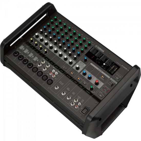 Mesa de Som Analógico Amplificado EMX5 Preto YAMAHA por 0,00 à vista no boleto/pix ou parcele em até 1x sem juros. Compre na loja Mundomax!