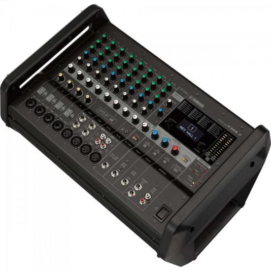 Mesa de Som Analógico Amplificado EMX7 Preto YAMAHA por 0,00 à vista no boleto/pix ou parcele em até 1x sem juros. Compre na loja Mundomax!
