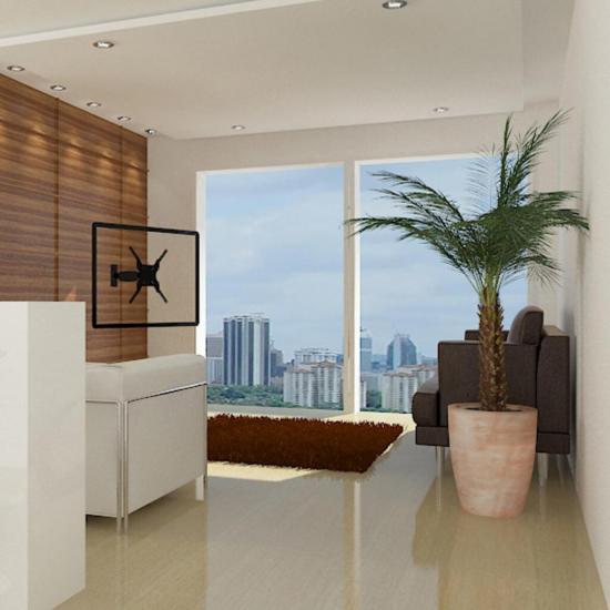 Suporte Articulado TV 23\" a 55\" SBRP135 Preto BRASFORMA por 0,00 à vista no boleto/pix ou parcele em até 1x sem juros. Compre na loja Mundomax!