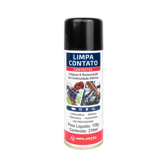 Spray Limpa Contato Contatec Implastec 130g - Caixa Fechada (61802)