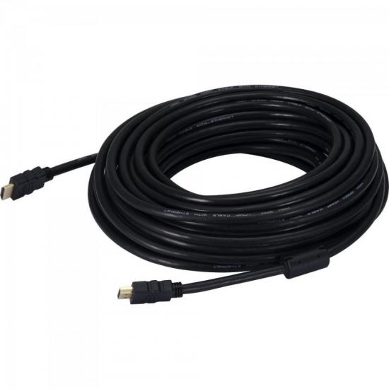 Cabo HDMI 1.4 3D Com Filtro HDF-105/15M Preto FORTREK por 114,90 à vista no boleto/pix ou parcele em até 4x sem juros. Compre na loja Mundomax!