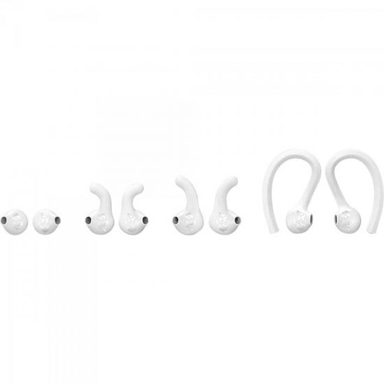 Fone de Ouvido Esportivo 3 em 1 SHQ1400LF/00 Branco/Amarelo PHILIPS por 0,00 à vista no boleto/pix ou parcele em até 1x sem juros. Compre na loja Mundomax!