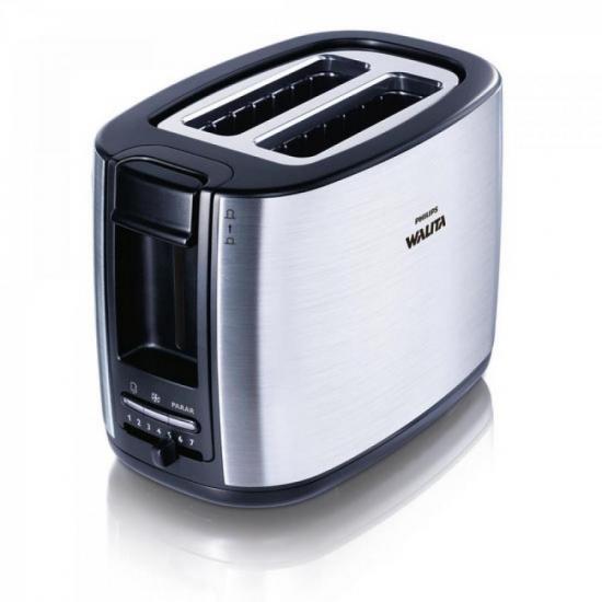 Torradeira 127V RI2628/21 Prata PHILIPS WALITA por 0,00 à vista no boleto/pix ou parcele em até 1x sem juros. Compre na loja Mundomax!