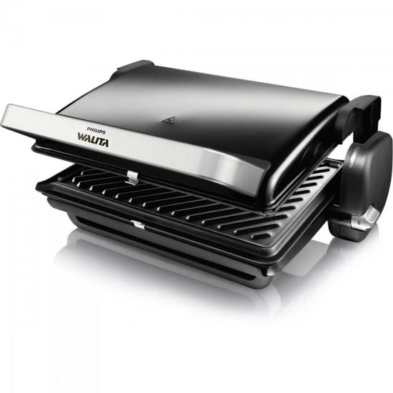 Grill Portátil 1400W 127V RI4408/91 Preto PHILIPS WALITA por 0,00 à vista no boleto/pix ou parcele em até 1x sem juros. Compre na loja Mundomax!