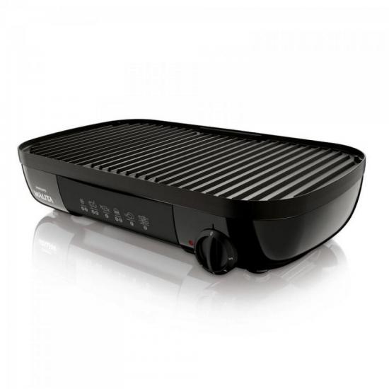 Grill de Mesa 1500W 127V RI6320/21 Preto PHILIPS WALITA por 0,00 à vista no boleto/pix ou parcele em até 1x sem juros. Compre na loja Mundomax!