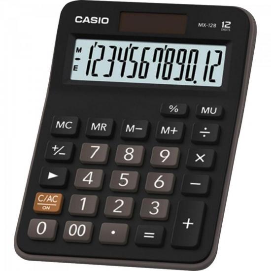 Calculadora de Mesa MX-12B Preta CASIO (61919)