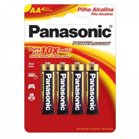 Pilha Alcalina AA 1,5V LR6XAB/4B192 PANASONIC por 0,00 à vista no boleto/pix ou parcele em até 1x sem juros. Compre na loja Mundomax!
