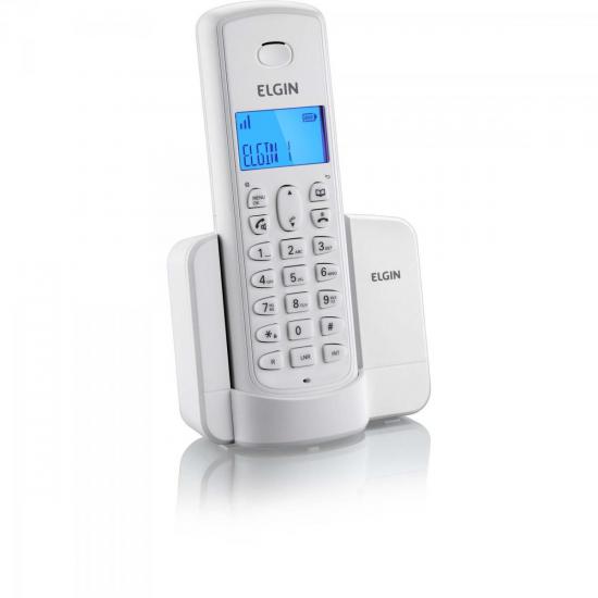 Telefone sem Fio com ID TSF-8001 Branco ELGIN por 0,00 à vista no boleto/pix ou parcele em até 1x sem juros. Compre na loja Mundomax!