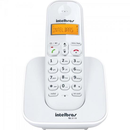 Telefone sem Fio com ID TS3110 Branco INTELBRAS