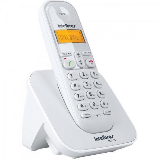 Telefone sem Fio com ID TS3110 Branco INTELBRAS por 195,00 à vista no boleto/pix ou parcele em até 7x sem juros. Compre na loja Mundomax!