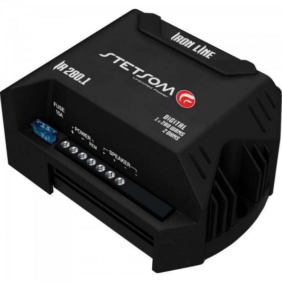 Módulo 280W 2 Ohms IRON LINE IR280.1 STETSOM por 0,00 à vista no boleto/pix ou parcele em até 1x sem juros. Compre na loja Mundomax!