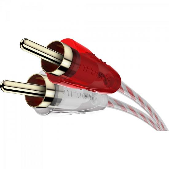 Cabo de Som Automotivo 2 RCA 5m BRONZE Cristal STETSOM por 0,00 à vista no boleto/pix ou parcele em até 1x sem juros. Compre na loja Mundomax!