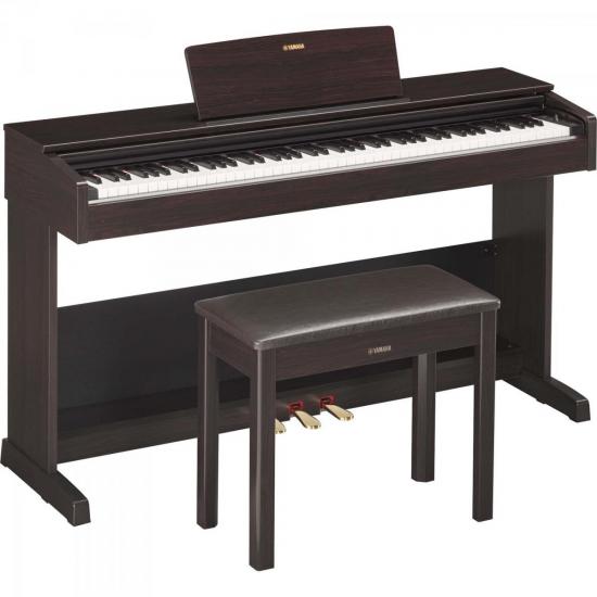 Piano Digital YAMAHA ARIUS YDP-103R Marrom por 7.375,00 à vista no boleto/pix ou parcele em até 12x sem juros. Compre na loja Mundomax!
