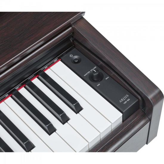 Piano Digital YAMAHA ARIUS YDP-103R Marrom por 7.375,00 à vista no boleto/pix ou parcele em até 12x sem juros. Compre na loja Mundomax!