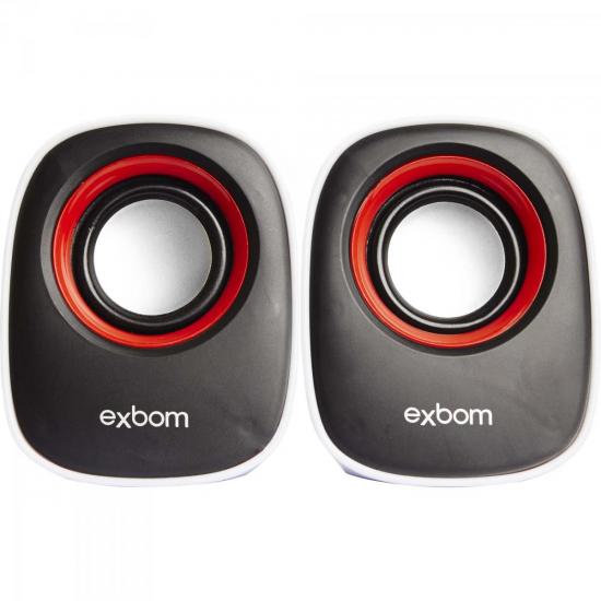 Caixa Multimídia 2.0 5W RMS CS-89 Branca/Preta/Vermelha EXBOM por 0,00 à vista no boleto/pix ou parcele em até 1x sem juros. Compre na loja Mundomax!