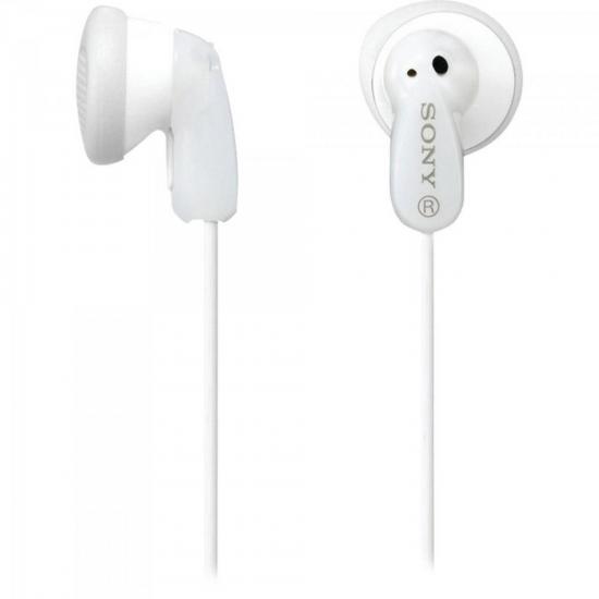 Fone de Ouvido Intra-Auricular MDR-E9LP/W Branco SONY por 0,00 à vista no boleto/pix ou parcele em até 1x sem juros. Compre na loja Mundomax!