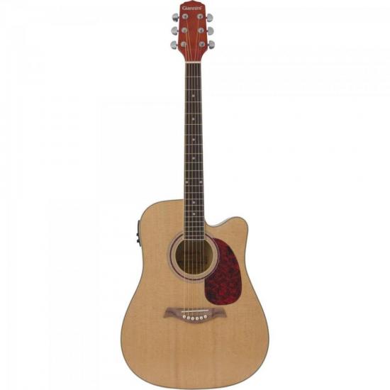 Violão GIANNINI Eletroacústico Dreadnought Cutaway Aço DG-41 CEQ Natural + Capa + 3 Palhetas por 0,00 à vista no boleto/pix ou parcele em até 1x sem juros. Compre na loja Mundomax!