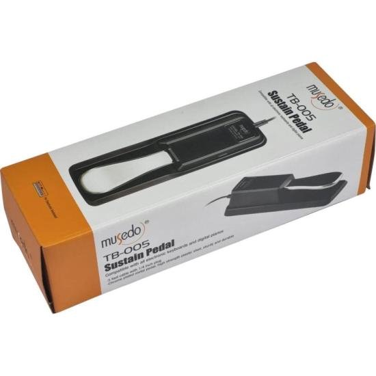 Pedal Sustain para Teclado e Piano Musedo TB-005 Preto por 113,99 à vista no boleto/pix ou parcele em até 4x sem juros. Compre na loja Mundomax!