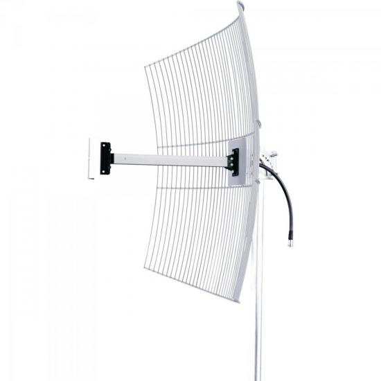 Antena Parabólica Para Internet 25dBi MM-2425Z AQUÁRIO por 0,00 à vista no boleto/pix ou parcele em até 1x sem juros. Compre na loja Mundomax!