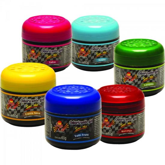 Gel Odorizador Automotivo Acqua 60g SUN CAR por 0,00 à vista no boleto/pix ou parcele em até 1x sem juros. Compre na loja Mundomax!