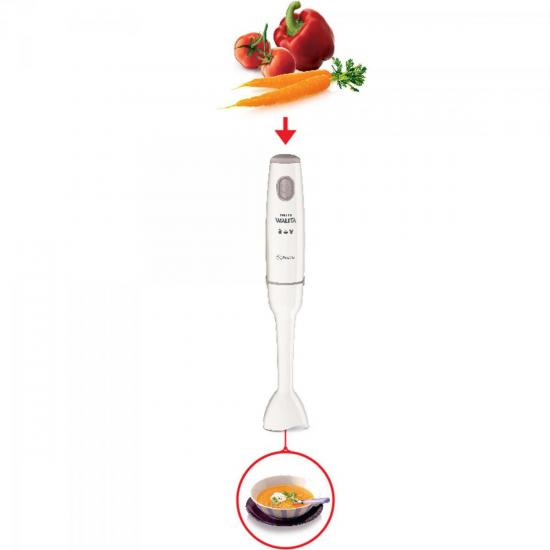 Mixer Daily Collection RI1604 127V Branco e Bege PHILIPS WALITA por 0,00 à vista no boleto/pix ou parcele em até 1x sem juros. Compre na loja Mundomax!